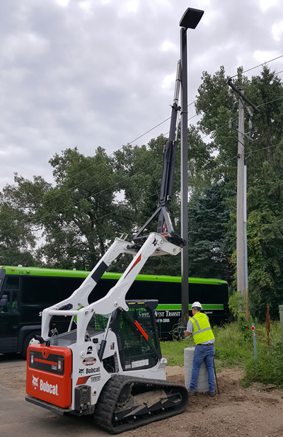 Lighting Pole Installation